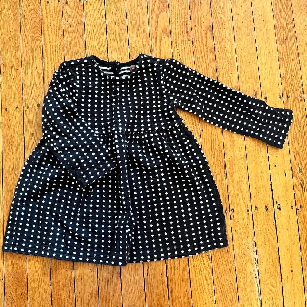 Tea Collection cotton double gauze polka dot dress - 18-24months